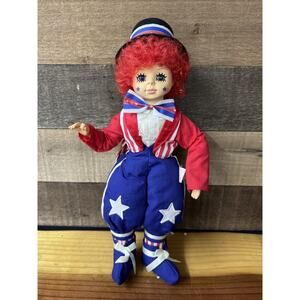 Brinn's 1988 Collectible Clown July Calendar Doll 14"
